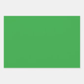 Grüne Kleeblätter & Läden Geschenkpapier Set (Vorderseite 2)