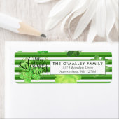 Grüne Kleeblätter | St. Patrick's Day Rücksendeadr (Insitu)