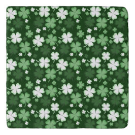 Grüne Kleeblätter, St. Patrick's Day Töpfeuntersetzer