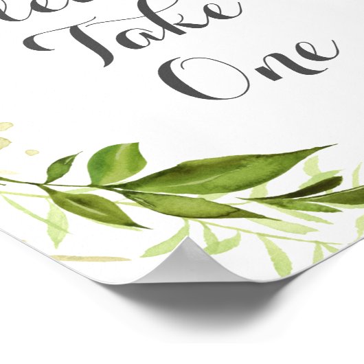 Grüne Kleider Bitte nehmen Sie ein Schildkröten, r Poster (Ecke)