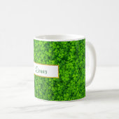 Grüne Kleidung mit IMITATEN Gold Foil Rahmen Kaffeetasse (VorderseiteRechts)
