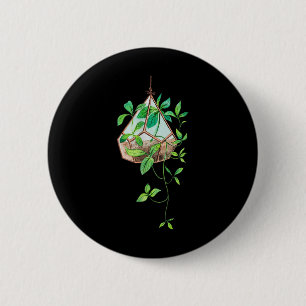 Grüne Kleidung - Umweltschutz - Öko-Blatt Button