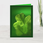 Grüne Klemme - Feiertagskarte (Vorderseite)