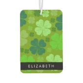 Grüne Knöchel, glückliche Knöpfe, Ihr Name Autolufterfrischer (Rückseite)