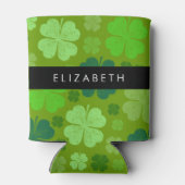 Grüne Knöchel, glückliche Knöpfe, Ihr Name Dosenkühler (Rückseite)