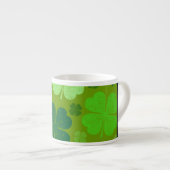 Grüne Knöchel, glückliche Knöpfe, Ihr Name Espressotasse (Vorderseite Rechts)
