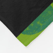 Grüne Knöchel, glückliche Knöpfe, Ihr Name Fleecedecke (Ecke)