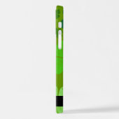 Grüne Knöchel, glückliche Knöpfe, Ihr Name iPhone Hülle (Linke Seite)