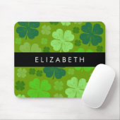 Grüne Knöchel, glückliche Knöpfe, Ihr Name Mousepad (Mit Mouse)