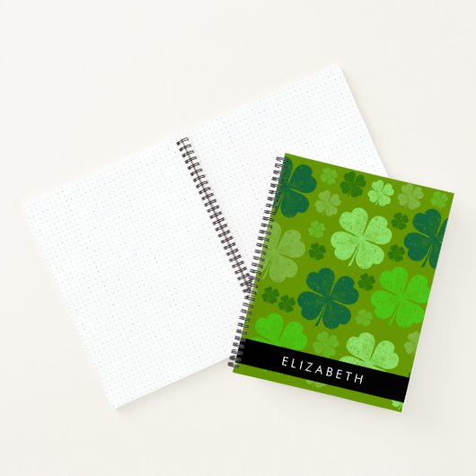 Grüne Knöchel, glückliche Knöpfe, Ihr Name Notizblock (Innenseite)