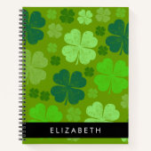 Grüne Knöchel, glückliche Knöpfe, Ihr Name Notizblock (Vorderseite)