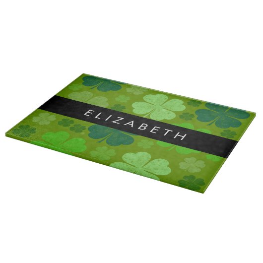 Grüne Knöchel, glückliche Knöpfe, Ihr Name Schneidebrett (Ecke)