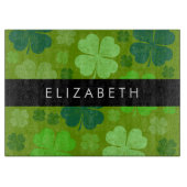 Grüne Knöchel, glückliche Knöpfe, Ihr Name Schneidebrett (Vorderseite)