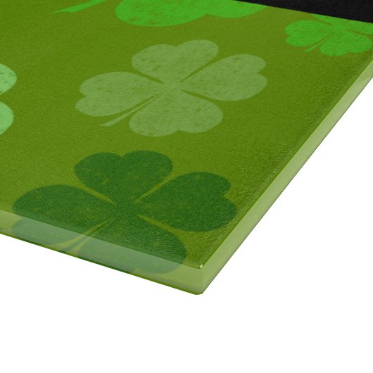 Grüne Knöchel, glückliche Knöpfe, Ihr Name Schneidebrett (Ecke)