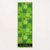 Grüne Knöchel, glückliche Knöpfe, Ihr Name Yogamatte (Vorderseite)