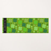 Grüne Knöchel, glückliche Knöpfe, Ihr Name Yogamatte (Vorderseite (Horizontal))