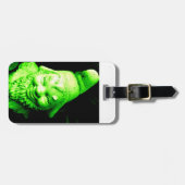 Grüne Kobelmarke Gepäckanhänger (Vorderseite horizontal)