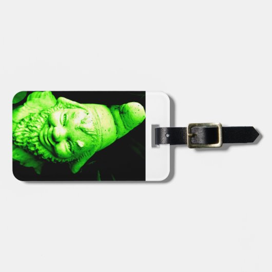 Grüne Kobelmarke Gepäckanhänger (Vorderseite horizontal)