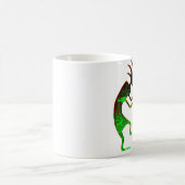 grüne Kokopelli-Tasse Kaffeetasse (Mittel)