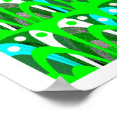 Grüne Kollektion Poster (Ecke)