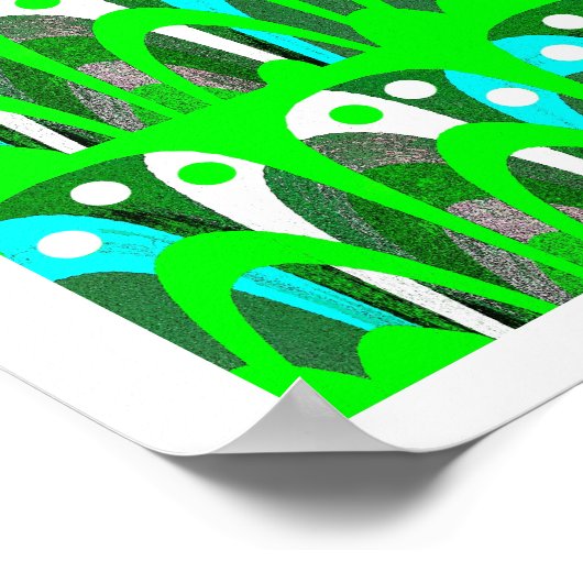 Grüne Kollektion Poster (Ecke)