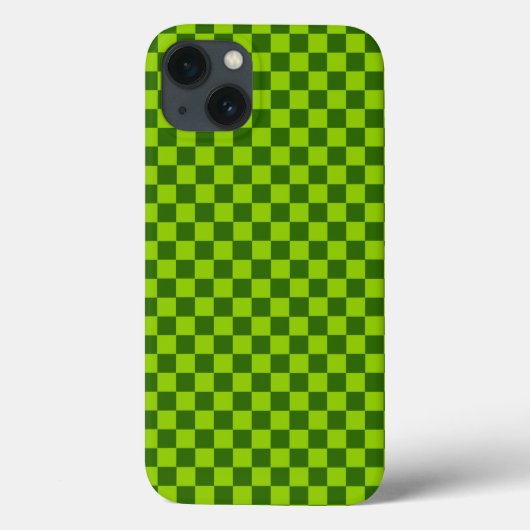 Grüne Kombination Classic Checkerboard von STaylor Case-Mate iPhone Hülle (Rückseite)