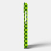 Grüne Kombination Classic Checkerboard von STaylor Case-Mate iPhone Hülle (Rückseite / Links)