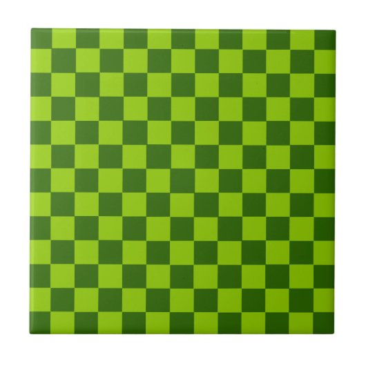 Grüne Kombination Classic Checkerboard von STaylor Fliese (Vorderseite)
