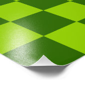 Grüne Kombination Classic Checkerboard von STaylor Fotodruck (Ecke)