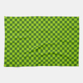 Grüne Kombination Classic Checkerboard von STaylor Geschirrtuch (Horizontal)