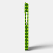 Grüne Kombination Diamantmuster von STaylor Case-Mate iPhone Hülle (Rückseite / Links)