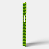 Grüne Kombination Diamantmuster von STaylor Case-Mate iPhone Hülle (Rückseite / Rechts)