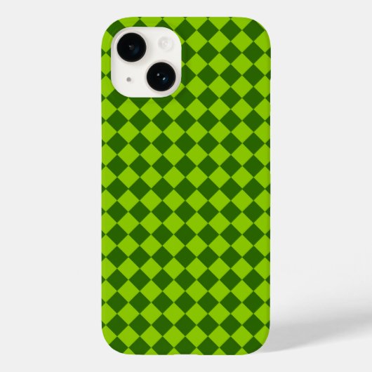 Grüne Kombination Diamantmuster von STaylor Case-Mate iPhone Hülle (Rückseite)