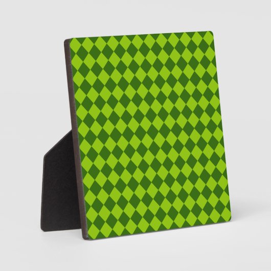 Grüne Kombination Diamantmuster von STaylor Fotoplatte (Vorderseite)