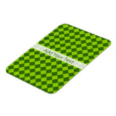 Grüne Kombination Diamantmuster von STaylor Magnet (Linke Seite)