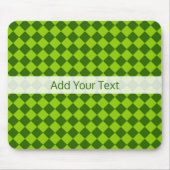Grüne Kombination Diamantmuster von STaylor Mousepad (Vorne)