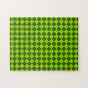 Grüne Kombination Diamantmuster von STaylor Puzzle