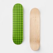 Grüne Kombination Diamantmuster von STaylor Skateboard (Vorderseite)