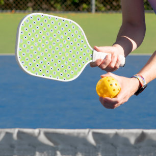 Grüne Kombinationskreise von Shirley Taylor Pickleball Schläger