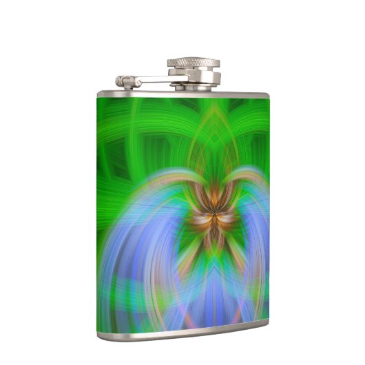 Grüne Komplexität Flachmann (Rechts)