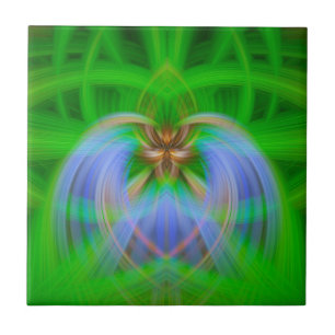 Grüne Komplexität Fliese