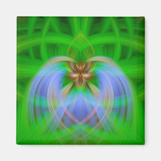 Grüne Komplexität Magnet (Vorne)