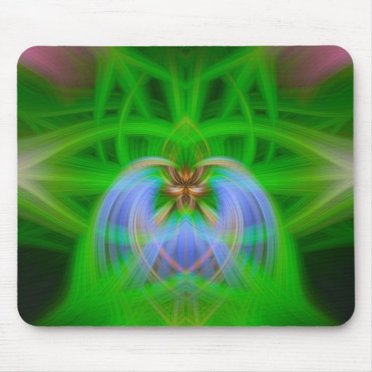 Grüne Komplexität Mousepad (Vorne)