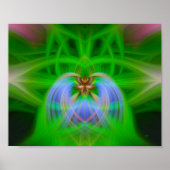 Grüne Komplexität Poster (Vorne)