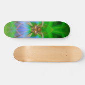 Grüne Komplexität Skateboard (Horizontal)