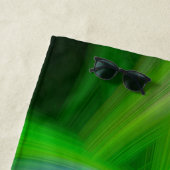 Grüne Komplexität Strandtuch (Beispiel)