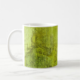 Grüne Konkrete, Kunst, Wohngestaltung, Hintergrund Kaffeetasse