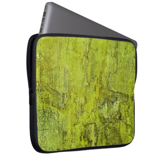 Grüne Konkrete, Kunst, Wohngestaltung, Hintergrund Laptopschutzhülle (Vorne Rechts)