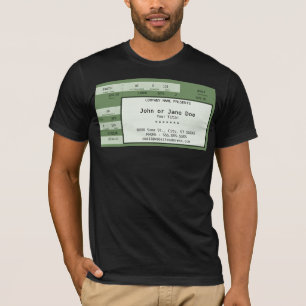 grüne Konzertkarte T-Shirt