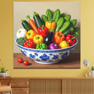 „Grüne Kraft – Das Leben aus der Erde“ Leinwanddruck